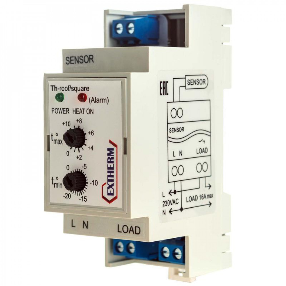 Изображение товара Термостат для системы электрообогрева кровель и площадок EXTHERM Th-roof