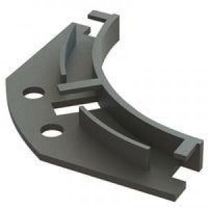 EFA04-34-001, Кабельный монтаж и принадлежности Corner Guide,Black,30MM Rad,4MM Spc, Corner Guide,Black,100/Bag