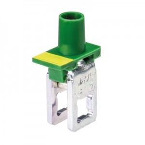 Клемма на шину WAK16/1 GN, Клемма для подключения к токовой шине, тип фиксации провода: винтовой, номинальное сечение: 16 мм кв., цвет: зеленый, тип монтажа: шина 6х6