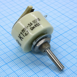 ППБ-3А       4.7 ±5%, Резистор переменный проволочный 4.7Ом ±5% 3Вт