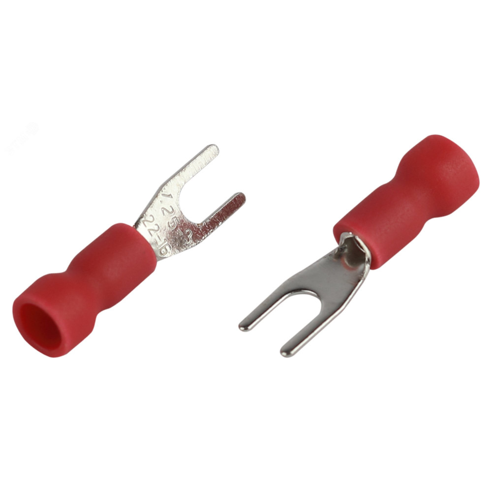 Изображение товара Наконечник вилочный с изолированным фланцем 50 шт. для электромонтажа Изображение товара Наконечник вилочный с изолированным фланцем 50 шт. для электромонтажа