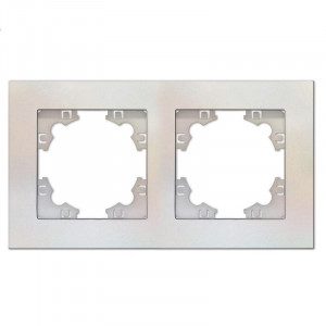 Рамка 2-м Афина универс. жемчуг A0044-OBr