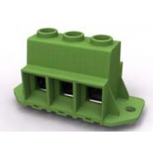 1986715-4, Фиксированные клеммные колодки 15MM PWR TERM BLK 4P W/ MOUNTING FLANGE