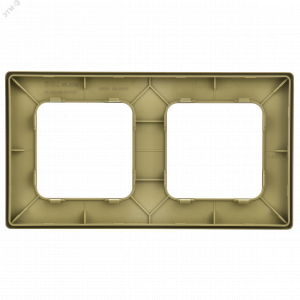 FLITE CLASSIC Рамка 2-местная РУ-2-К-ФлО оливковый IEK FI-M22-32-20-K26