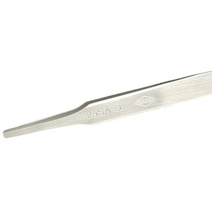 2SASL, Специальная нержавеющая сталь, не магнитятся. Точный пинцет с концами средней толщины, 115 мм, 16 г. Экономичный вариант