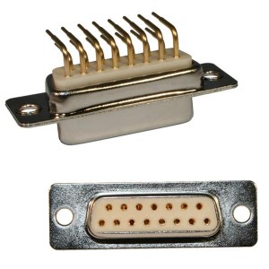 173-E15-213R001, Стандартные соединители D-Sub  15POS FEM 5A Steel