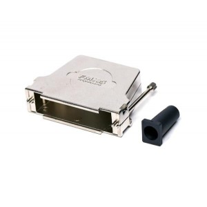 173111-0080, Корпуса разъемов D-Sub  FCT HOOD S5 45 DEG MTL W/THMBSCRW