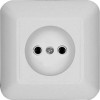 ПРИМА С/У РОЗЕТКА без зазем. без шторок 10А 250В СЛОНОВАЯ КОСТЬ, RS10-184-SI
