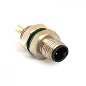 PXMBNI08FPM05BFL001, Цилиндрические метрические разъемы M8 Series Front Panel Mount Conn