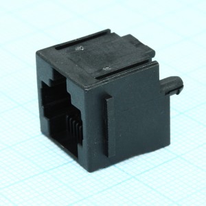 5520259-4, Модульный разъем, Cat3, RJ45, Гнездо, 8 контакт(-ов), 8 вывод(-ов), 1 порт(-ов)
