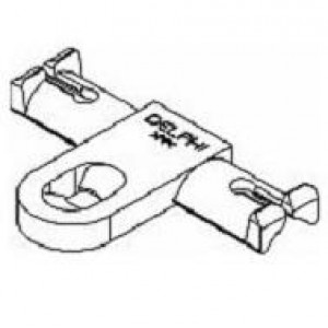 08905738, Автомобильные разъемы TAPE ON CLIP PUSH BLACK