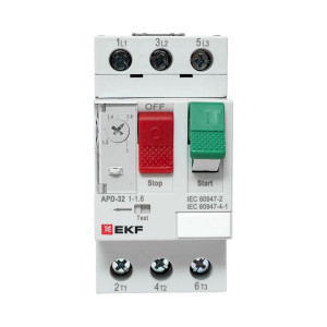 Автомат пуска двигателя АПД-32 1,0-1,6А EKF apd-me-1.6