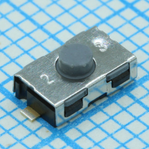 KSR223GNC LFG, Кнопка тактильная 6Х3.8Х2.5мм на размыкание 0.01A 32В 0.2ВА 2H 100000циклов SMD монтаж, позолоченные котнакты автомобильного применения