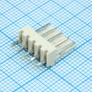 22041051, Разъем типа провод-плата, вилка прямая, шаг 2.5 мм, 5 контактов. Монтаж в отверстие, серия Mini-Latch/KK® пакет