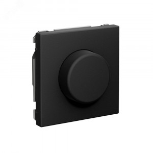 Светорегулятор поворотно-нажимной (диммер) ArtGallery LED RC 400Вт механизм карбон SE GAL001023