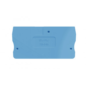 Торцевая крышка TC6-2-BU-EA, Торцевая крышка, для клемм TC6-2-..., цвет: синий