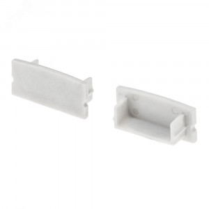 Заглушка ARH-WIDE-H10 глухая 016573, PVC серая заглушка, глухая, для профиля WIDE-H10.