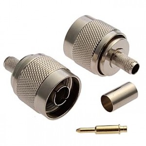 N-C59P, Разъем высокочастотный, штекер N обжим на кабель RG59