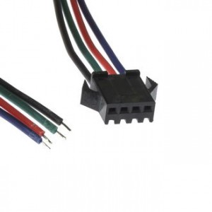 SM CONNECTOR 4P*150MM 22AWG FEMALE, Межплатный кабель питания SM коннектор, 4P*150 мм, 22AWG, розетка