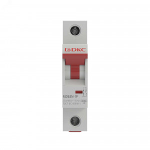 Автоматический выключатель модульный YON MD63N 1P 20A C 6kA MD63N-1PC20