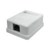 Розетка компьютерная 1-м 8P8C (RJ-45) UTP кат.5E 10-0307