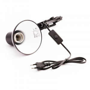 Светильник настольный UF-312P С02 230В 60Вт струбцина черн. 12895