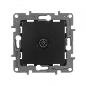 ETIKA Розетка телевизионная TV Звезда антрацит 672651