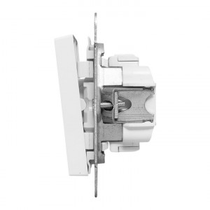 Механизм выключателя, двухклавишный, проходной, белый Эпика EKF UP1-SWW-21