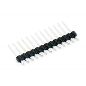 MDF7-13P-2.54DSA(55), Межплатные и промежуточные соединители 13P SNG ROW PIN HDR STRT T/H BTM ENT CON