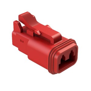 AT06-2S-RED, Автомобильные разъемы 2 Pin Plug