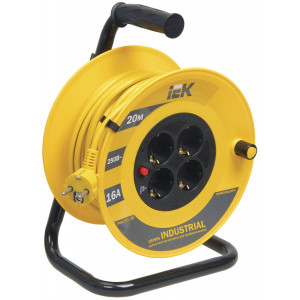 Катушка УК20 4 места 2P+PE/20м 3х1,5мм2 