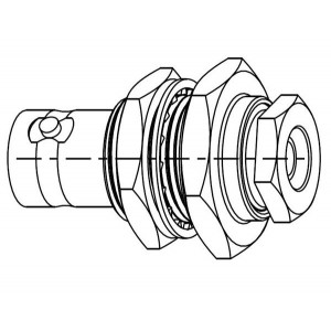 031-6332, РЧ соединители / Коаксиальные соединители BNC Strg Clamp Jack