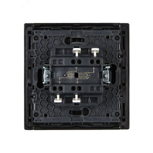 FORTE&PIANO Выключатель 1-клавишный перекрестный 10А FP112 черный IEK FP-V13-0-10-1-K02