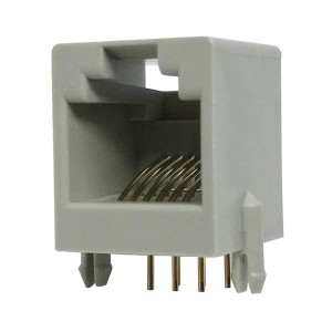 E5566-Q0LK22-L, Модульные соединители / соединители Ethernet RJ25 6P6C SIDE ENTRY