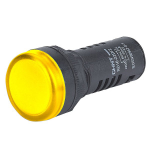 Индикатор ND16-22D/4C желтый, встр. конденсатор, IP65 АС230В (R) 828068