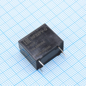 HF32FV-G/5-HSTF, Реле силовое катушка 5В 10А один контакт на замыкание
