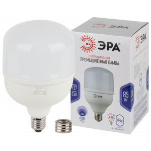 Лампа светодиодная ЭРА STD LED POWER T140-85W-6500-E27/E40 Е27 / Е40 85Вт колокол холодный дневной свет(кр.1шт) [Б0032088]