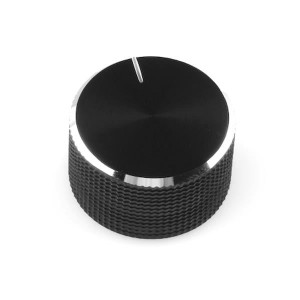 COM-10002, Принадлежности SparkFun Black Metal Knob - 14x24mm