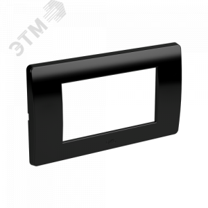 Рамка на 4 модуля, черная 75011B
