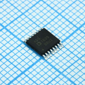 ADG1609BRUZ-REEL7, Сдвоенный 4-канальный высокопроизводительный аналоговый мультиплексор