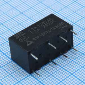 HJR1-2C-L-5VDC, Реле - катушка 5В, 2А, 2 группы на переключение