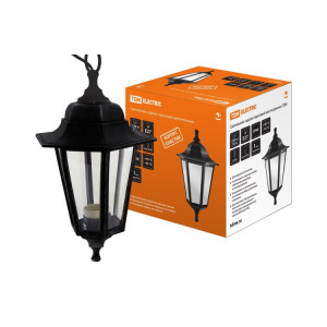 Светильник садово-парковый НСУ 06-60-001 шестигранник, подвес, пластик, черный SQ0330-0703