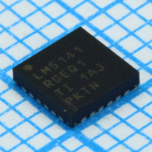LM5141QRGERQ1, ШИМ контроллер DC/DC одиночный выход понижающий 2300кГц автомобильного применения AEC-Q100 24-Pin VQFN EP лента на катушке