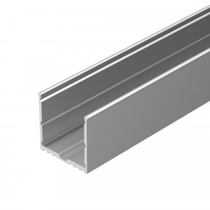 Профиль ARH-POWER-W35-2000 ANOD 016138, Алюминиевый анодированный накладной профиль для светодиодных лент и линеек. Габаритные размеры (L?W?H): 2000x35x35 мм. Ширина площадки для ленты 32 мм. Экраны, заглушки и другие аксессуары приобретаются отдельно. Цена за 1 метр.