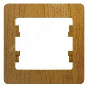 Рамка 1-м Glossa дер. дуб SE GSL000501