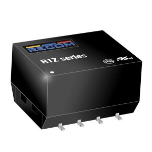 R1Z-153.3, Преобразователи постоянного тока в постоянный с изоляцией 1W 15Vin 3.3Vout 303mA SMD 6 Pin