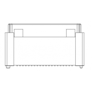 10144517-103802LF, Межплатные и промежуточные соединители Rec, R3, 100Pos