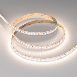 Лента RT-A140-10mm 24V Day4000 SUN (20 W/m, IP20, 2835, 5m) 037832, Светодиодная лента RT-A140, открытая. Светодиоды 2835, 140 шт/м (700 шт на 5 м), белая плата, ширина 10.5 мм, скотч 3M. Цвет ДНЕВНОЙ 4000 K, цветопередача CRI>97 SUN (R9>90), угол 120°. Питание 24V, мощность 20 Вт/м (100 Вт на 5 м). Размеры 5000x10.5x1.7