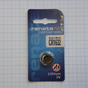 CR1632   Renata, Элемент питания литиевый,3В