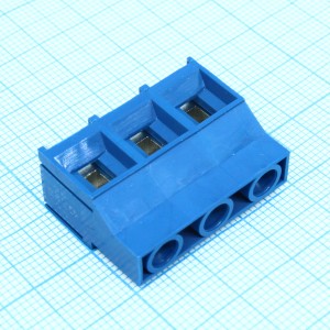 DG950-9.5-03P-12-00A(H), Винтовой клеммный блок c рельефной обоймой, 2 контакта. Серия DG950-9.5